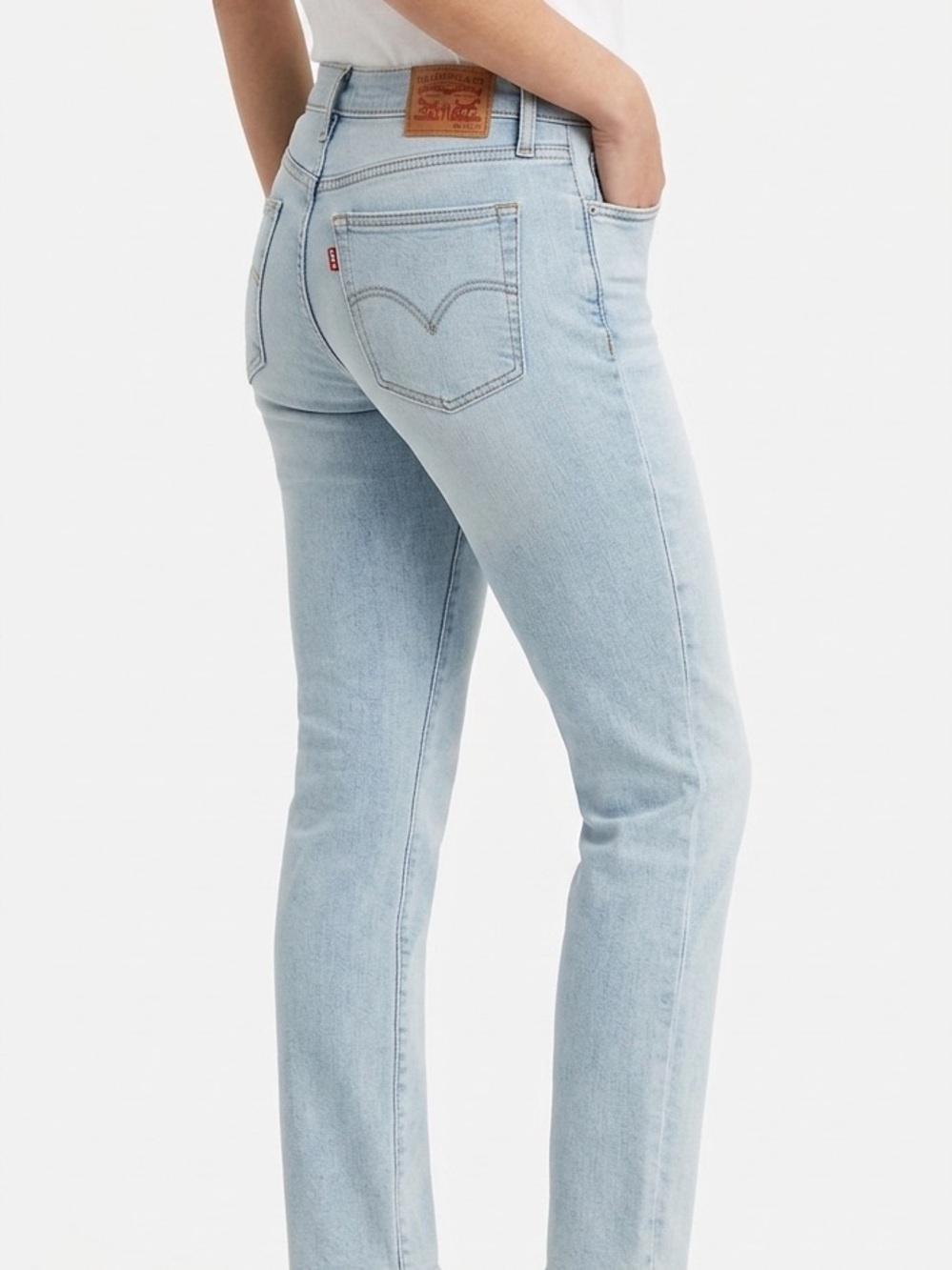 Levi's Pale Blue Vintage-Inspired Straight Jeans - Picture 2 of 7